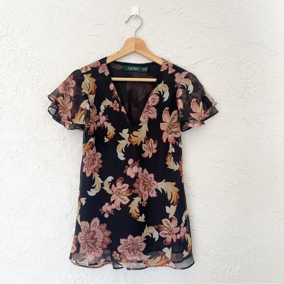 Ralph Lauren Y2K Floral Blouse - Picture 1 of 4